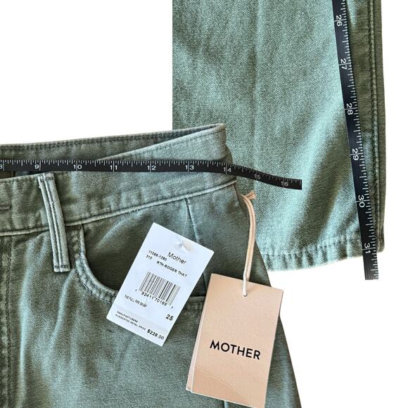 NWT MOTHER The Full-Pipe Skimp Wide-Leg Jeans ๐ - Roger That | Size 25 - Picture 4 of 7